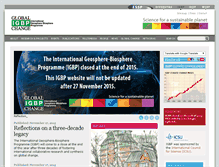 Tablet Screenshot of igbp.net